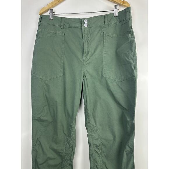 Pilcro Anthropologie The Wanderer Mid-Rise Relaxed-Leg Pants Green Size 33 - Picture 3 of 13